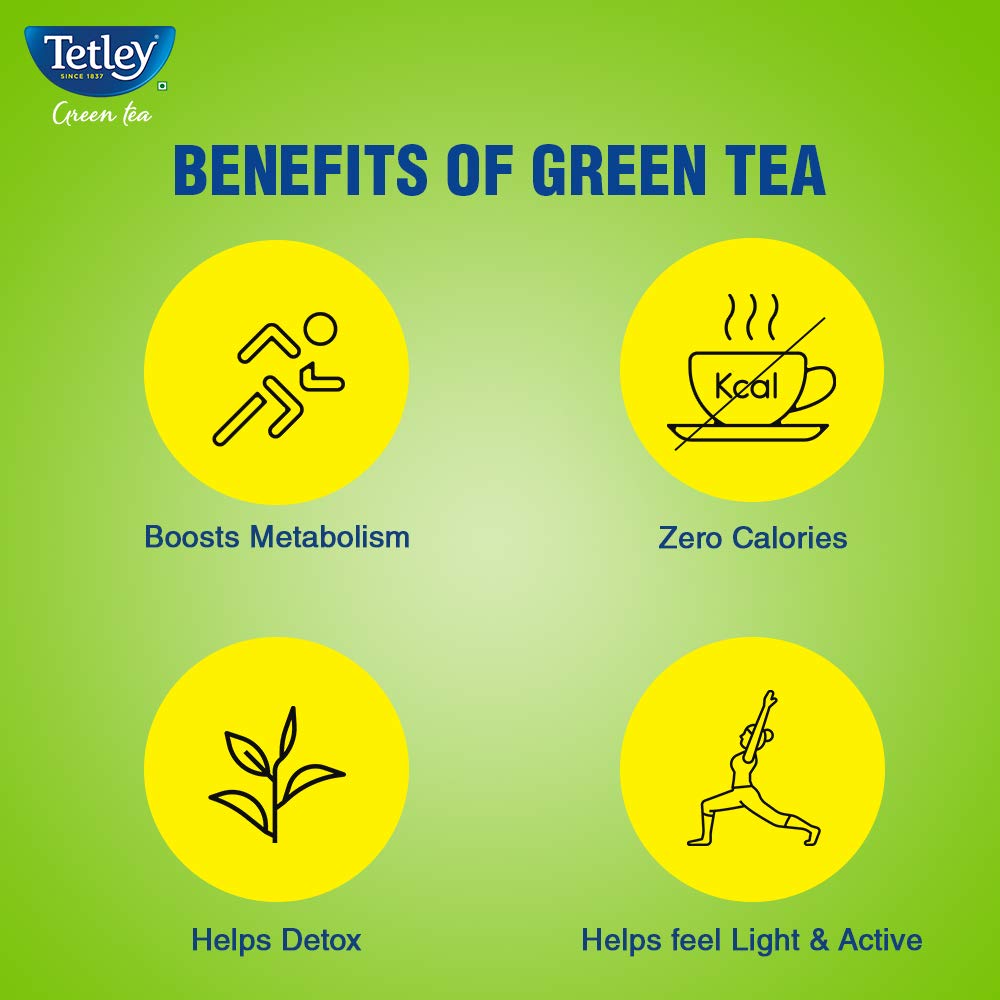 Tetley Green Tea Lemon and Honey Fit 