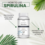 Vokin Biotech Spirulina- Support Heart Health and Liver Health -800mg