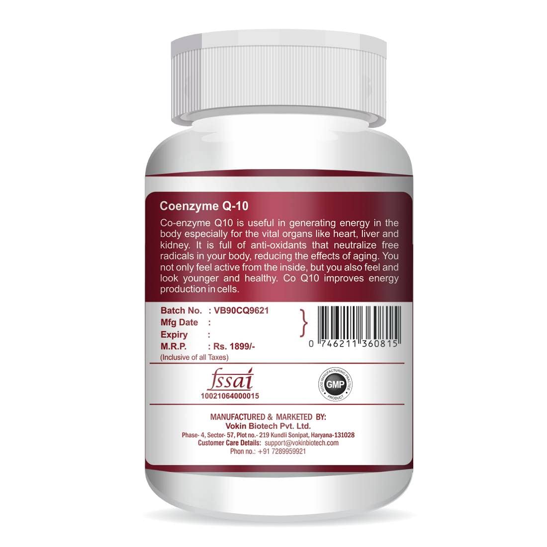 Vokin Biotech 100% Natural Coenzyme Q