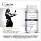 Vokin biotech L- Leucine – Supports muscle Building, Muscle Strengthening – 1000mg