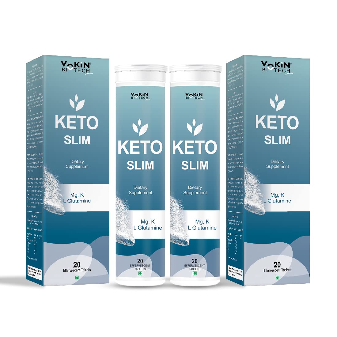 Vokin Biotech Keto Slim Tablets For Weight Loss Dietary Supplement Effervescent Water Soluble