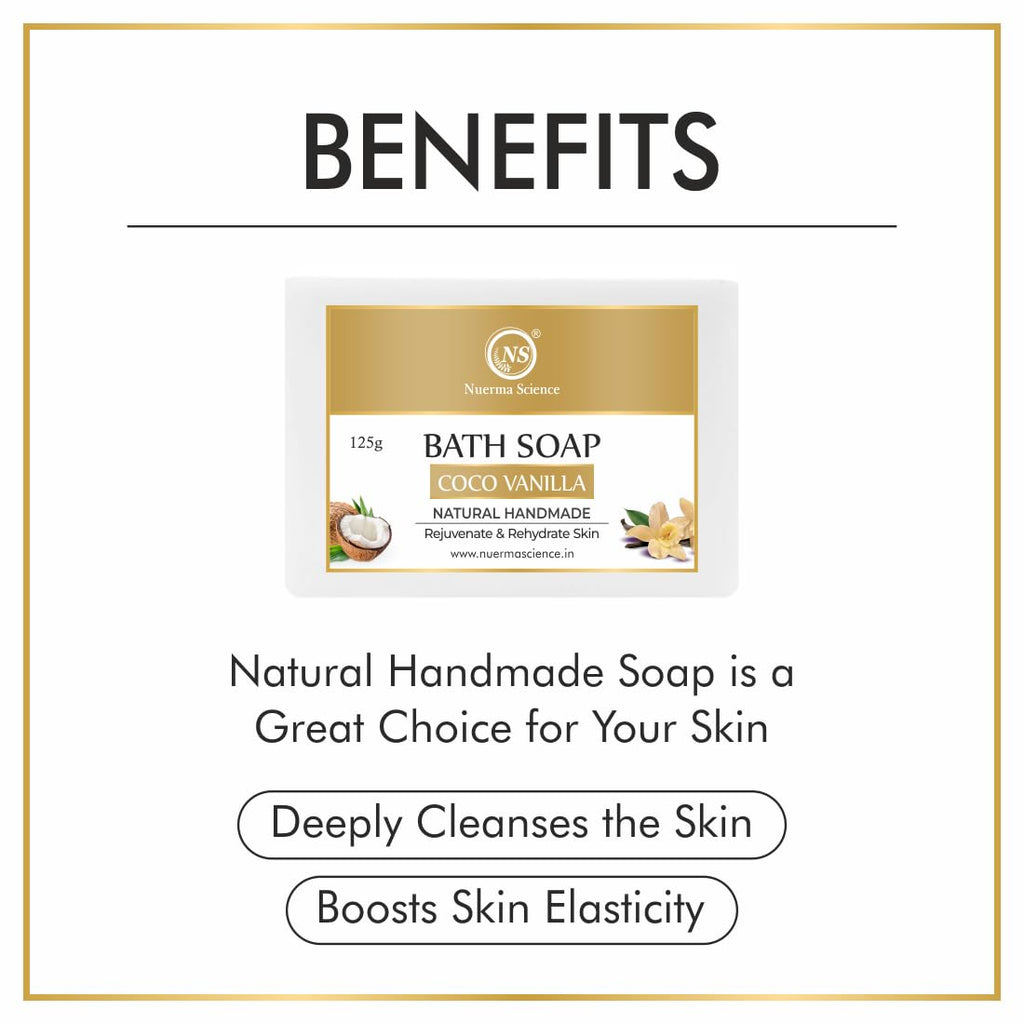 Nuerma Science Coco Vanilla Bath Soap | Rejuvenate & Rehydrates Skin - Distacart