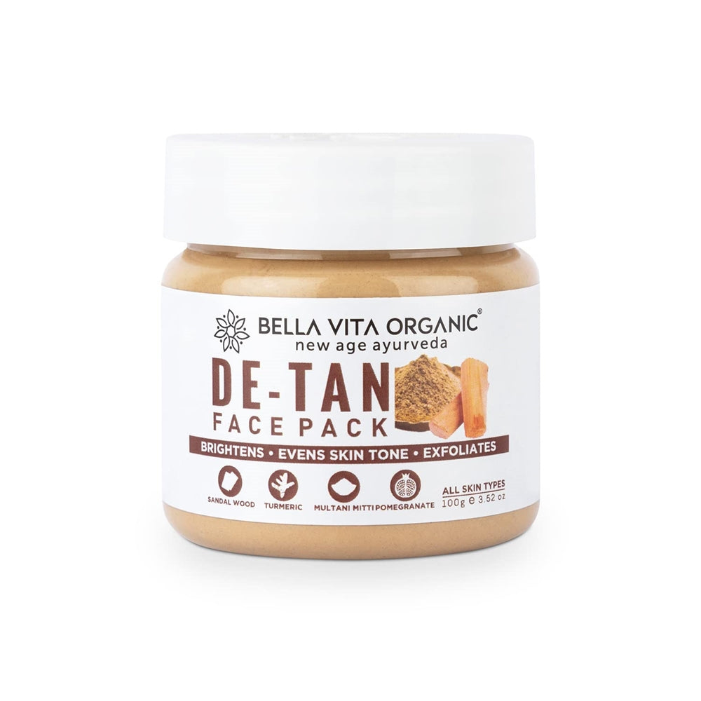 Bella Vita Organic INSTABRIGHT Face Pack for DeTan