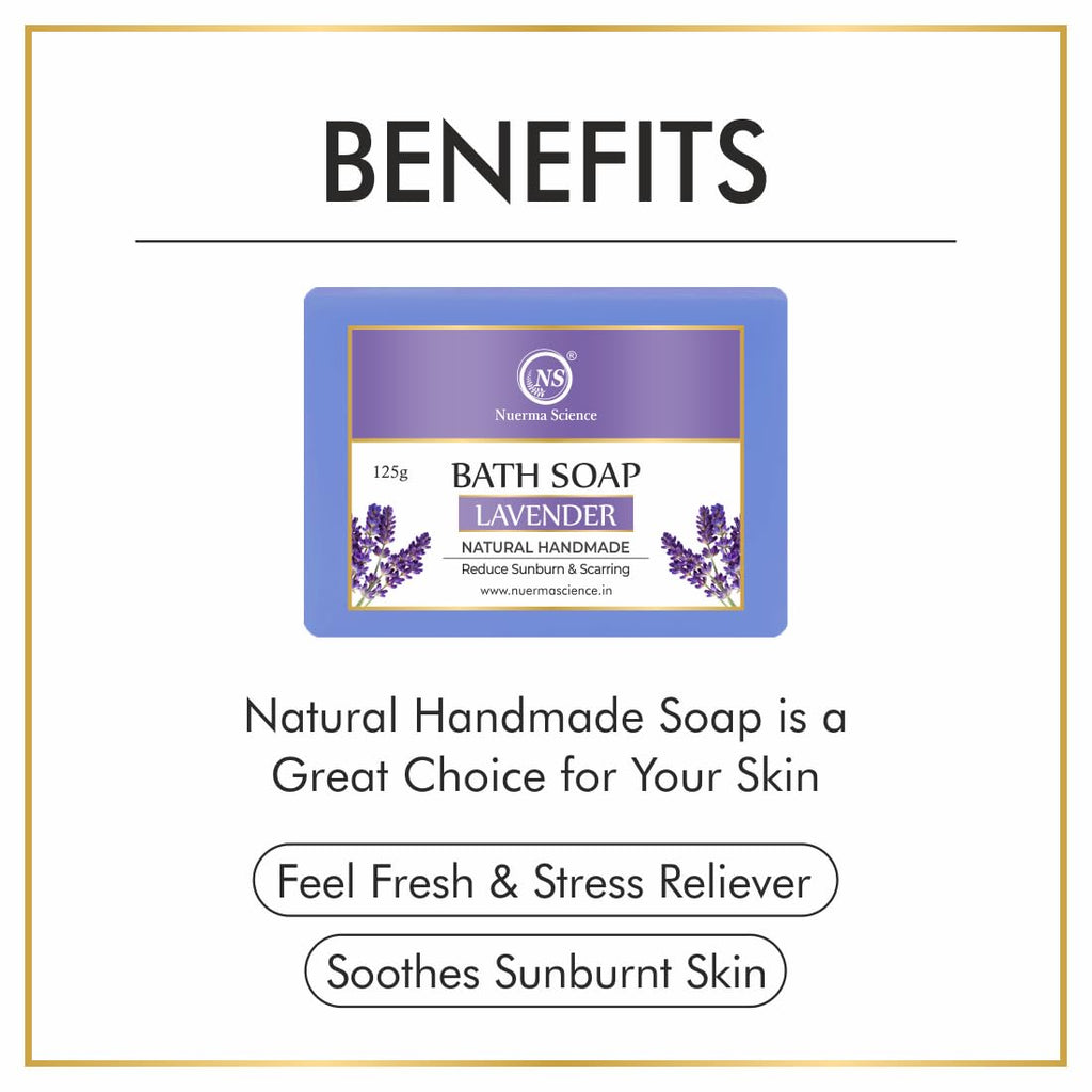 Nuerma Science Lavender Bath Soap | reduce sunburn & scarring - Distacart