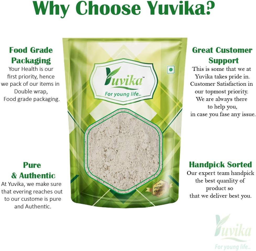 Yuvika Beej Kaunch Kala Powder (Without Peel) - Mucuna Pruriens - Black Kaunch Seeds Powder | Cowhage - Distacart
