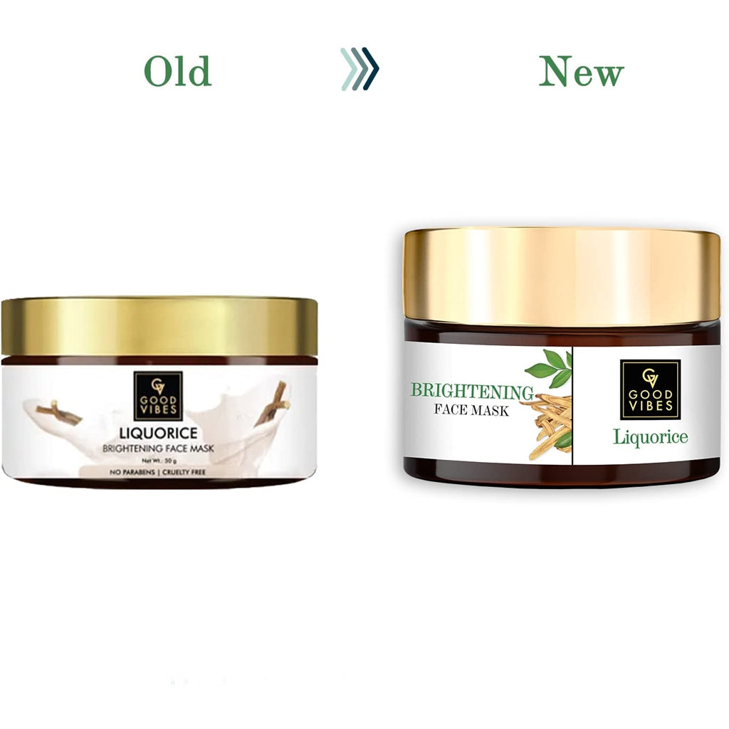 Good Vibes Brightening Face Mask - Liquorice
