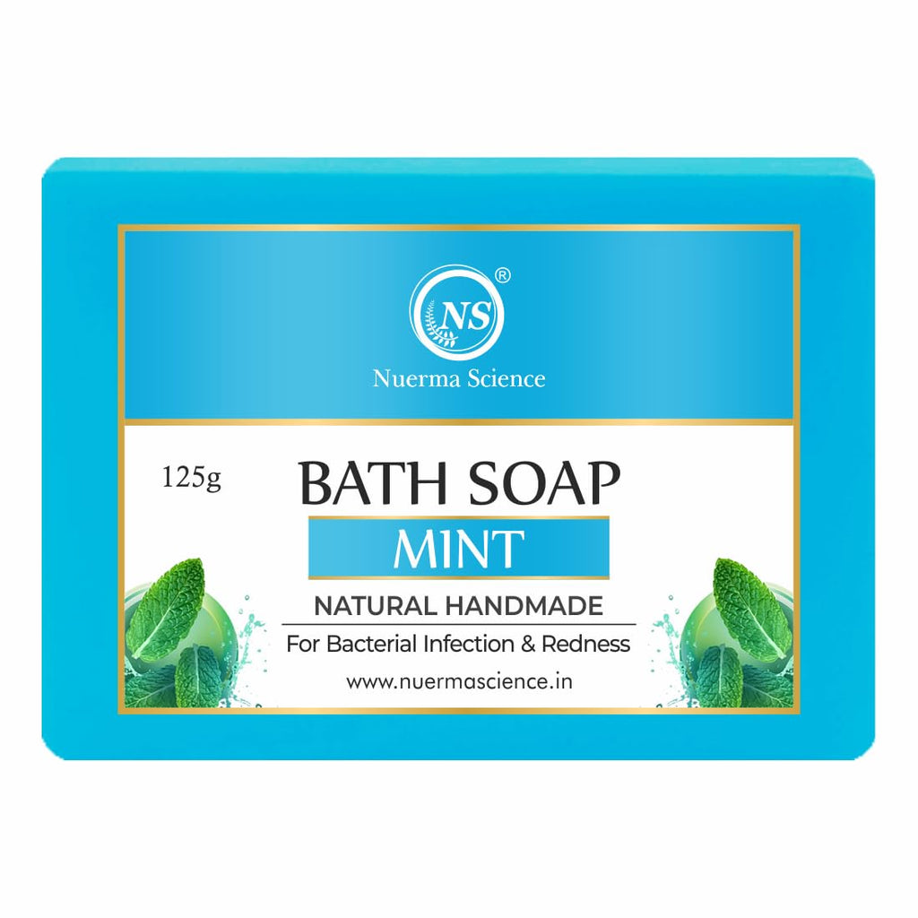 Nuerma Science Mint Bath Soap | For Bacterial Infection & Redness - Distacart