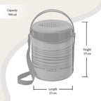 Milton Econa Stainless Steel Lunch Box - 3 Box Insulated Lunch Set