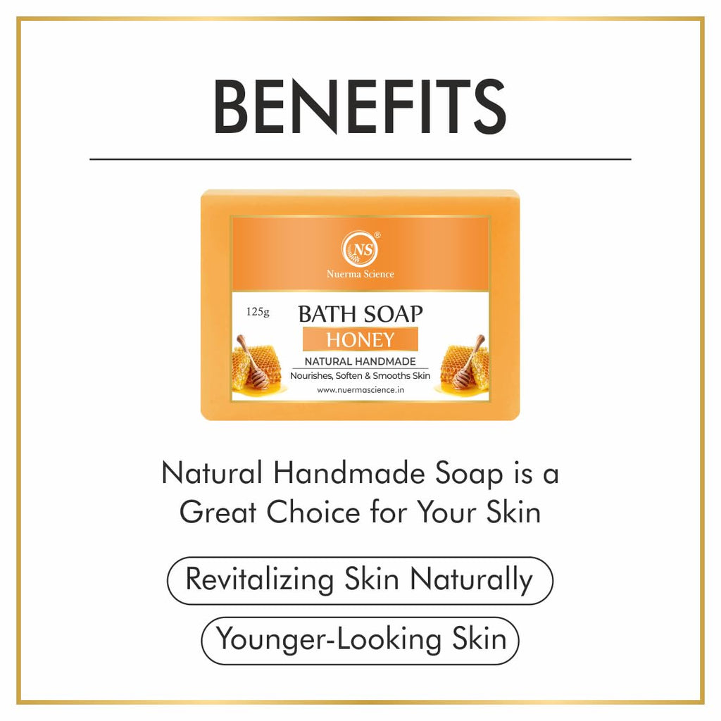 Nuerma Science Honey Bath Soap | Nourishes, Soften & Smoothes Skin - Distacart
