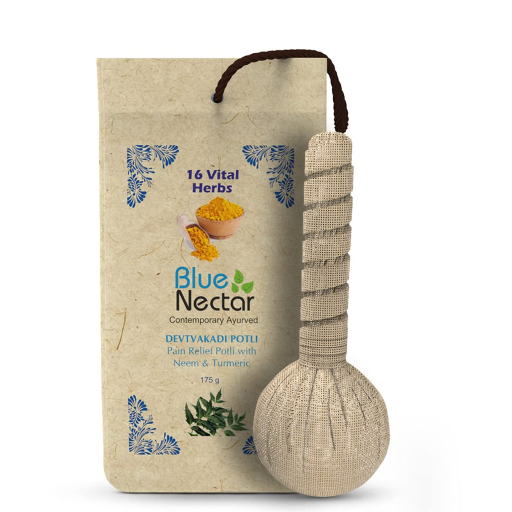 Blue Nectar devtvakadi Potli Pain Relief with Neem & Turmeric - Distacart