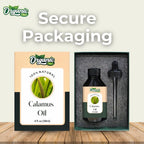 Organic Zing Calamus (Acorus Calamus) Oil | Pure & Natural Essential Oil for Skincare, Hair Care, Aroma & Diffusers