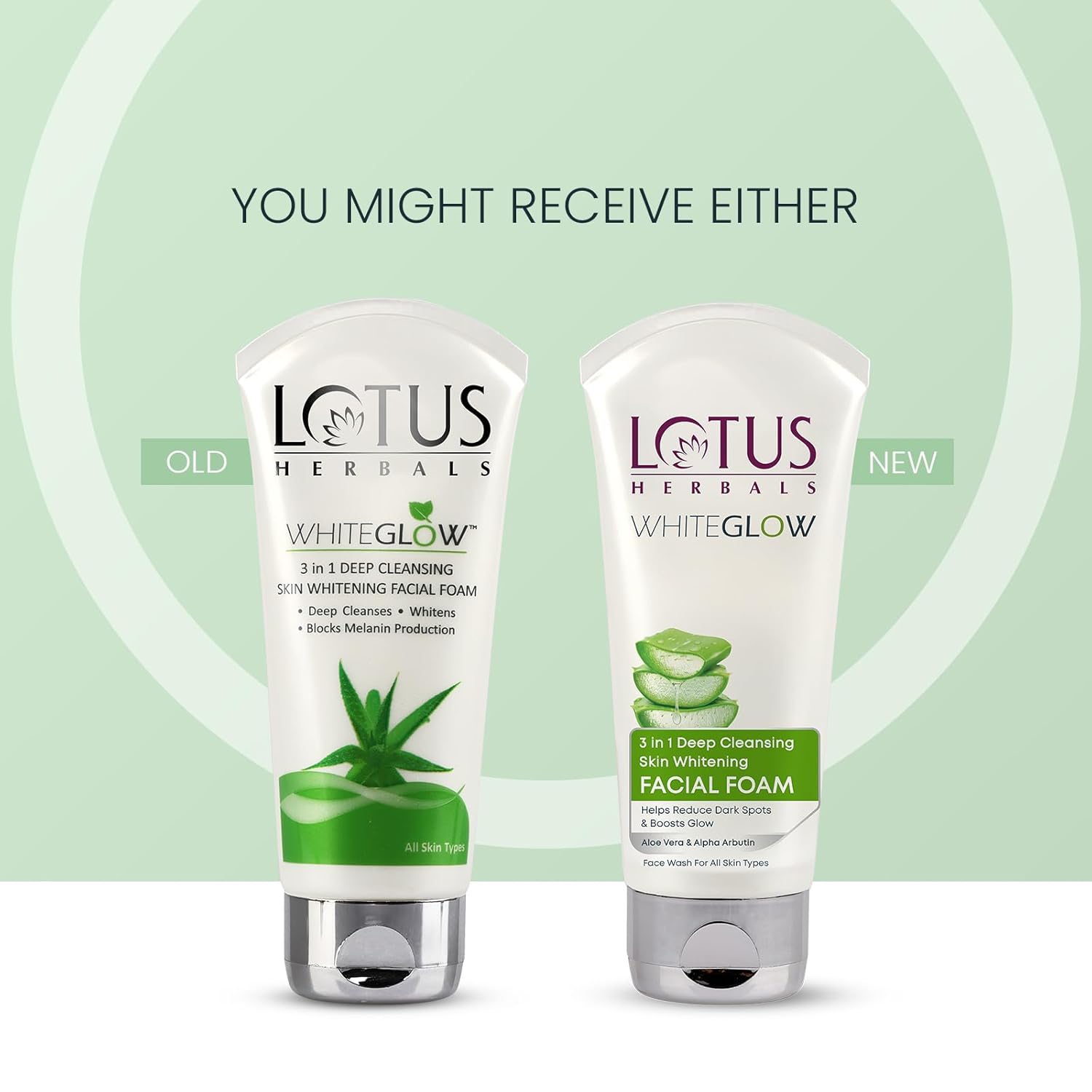 Lotus Herbals WhiteGlow 3-In-1 Deep Cleansing Skin Whitening Face Wash