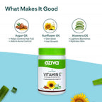 OZiva Plant Based Natural Vitamin E (With Argan oil + Aloe vera)