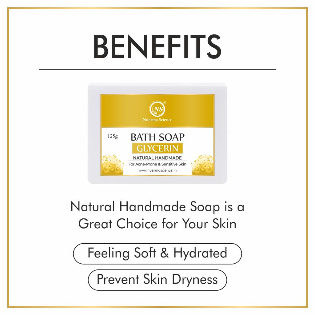 Nuerma Science Glycerin Bath Soap | Deeply Moisturizes & Softens Skin - Distacart