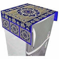 Cotton Refrigerator Cover Set - Blue