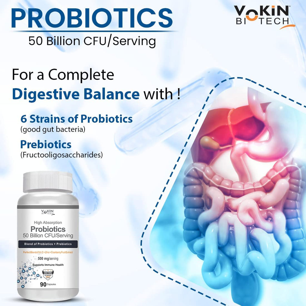 Vokin Biotech Probiotics 50 Billion CFU Multi Capsules
