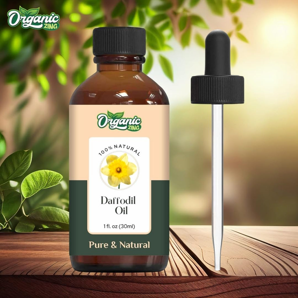 Organic Zing Daffodil (Narcissus jonquilla) Oil | Pure & Natural Essential Oil for Aroma and Diffusers