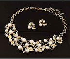 Gold-Toned Alloy Pearl Studded Long Haar Necklace - The Pari