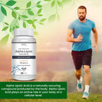 Vokin Biotech Alpha Lipoic Acid (ALA) 300 mg- Support Nerve Health & Sugar Metabolism)