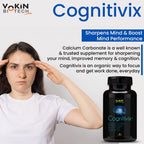 Vokin Biotech Cognitivix -Unique Brain activation Ginkgo Biloba With Ginseng extract Veg capsule