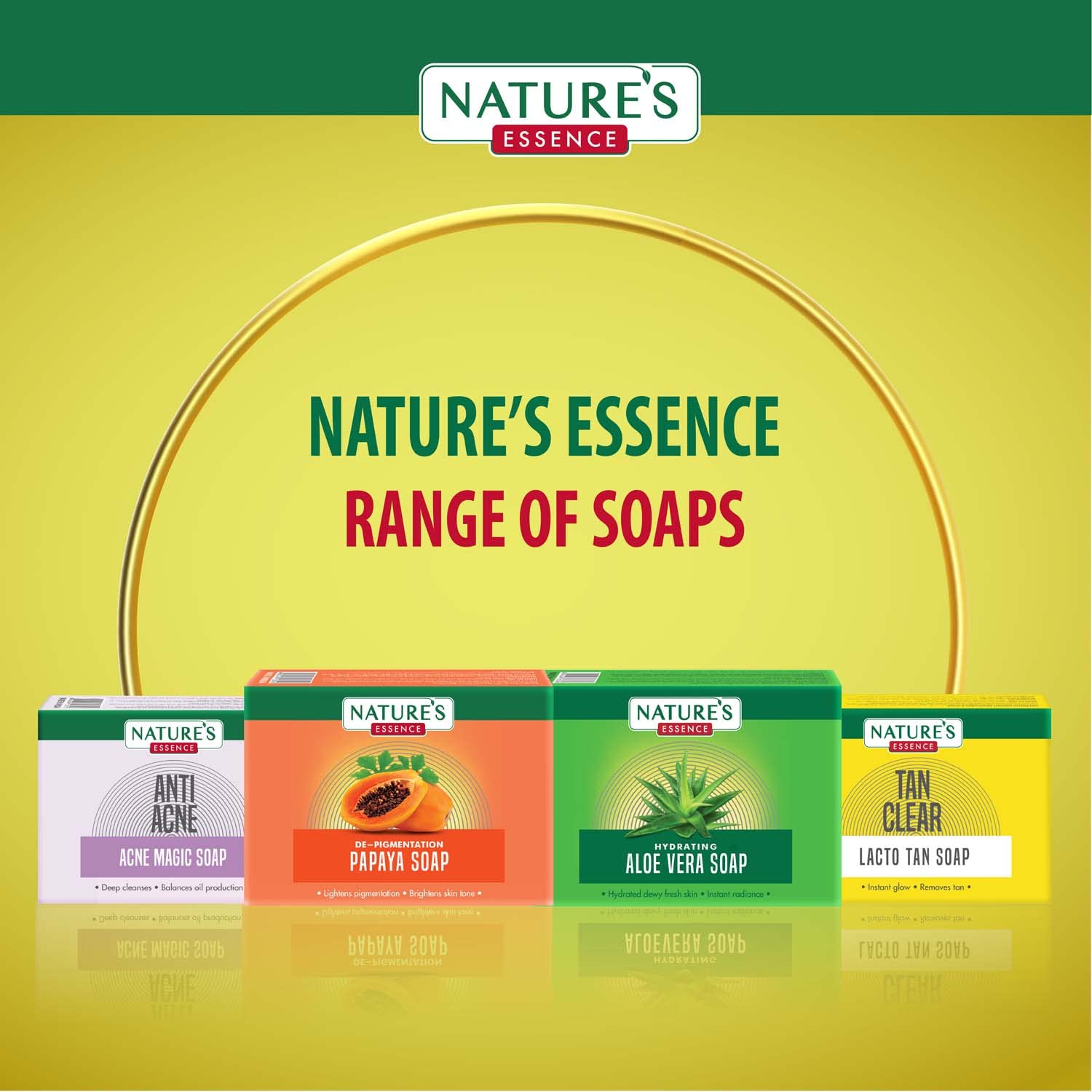 Nature's Essence Caressence Lacto Tan Removal Bathing Soap - Distacart