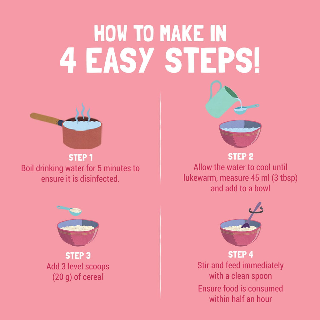 Slurrp Farm Instant Cereal With Ragi, Rice & Strawberry with Milk - Distacart