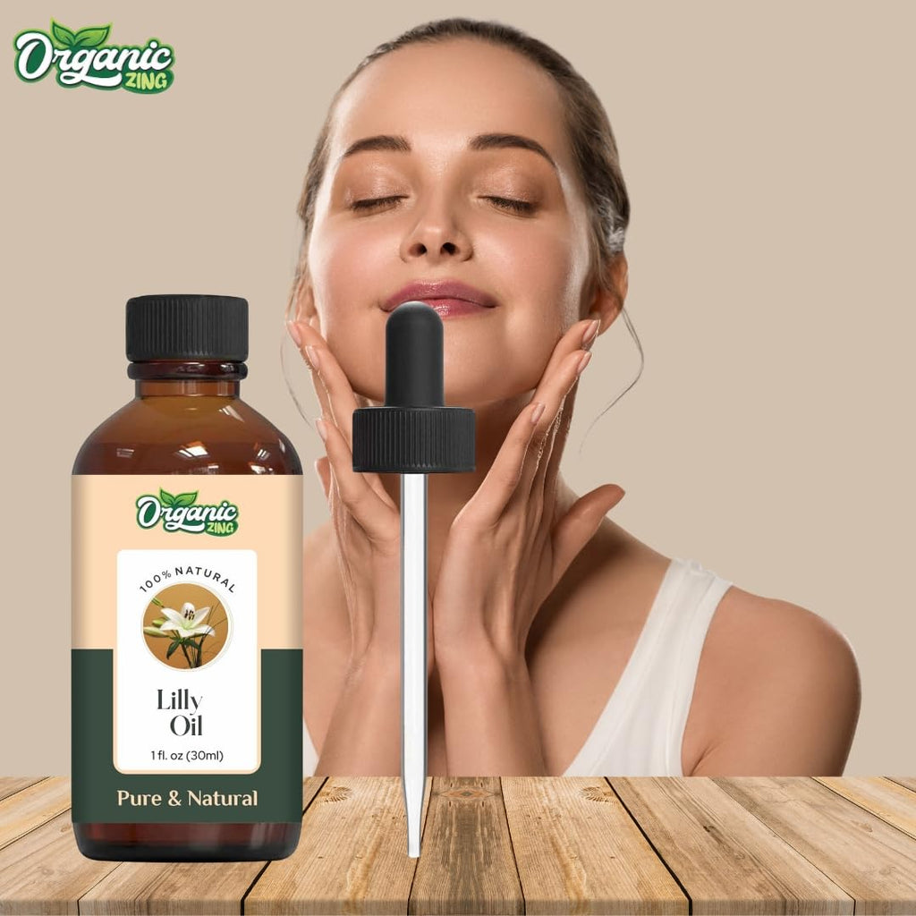 Organic Zing Lily (Lilium Auratum) Oil | Pure & Natural Essential Oil for Skincare & Aroma & Diffusers