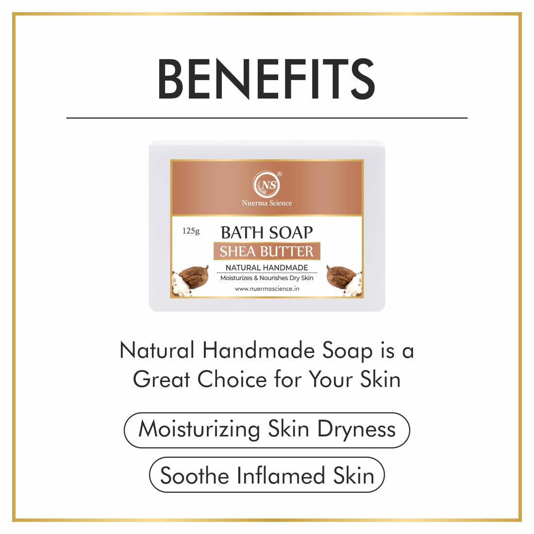 Nuerma Science Shea Butter Bath Soap | Luxurious Hydration & Nourishment - Distacart