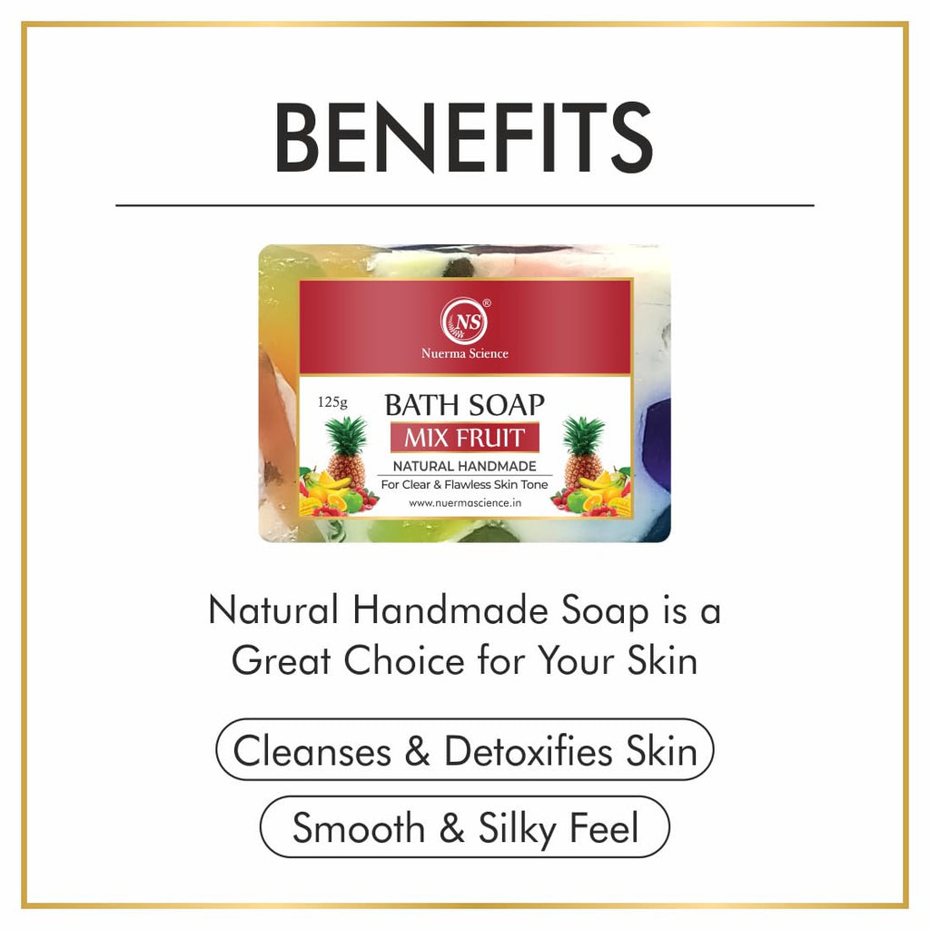 Nuerma Science Mix Fruit Bath Soap | Revitalizes & Nourishes Skin - Distacart