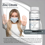 Vokin Biotech Zinc Citrate Supports Healthy Immune system Capsules
