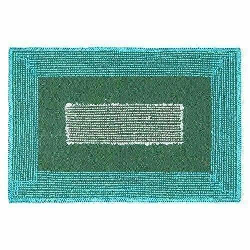 Cotton Blend Diana Door Mat/Bath Mat - Blue Color