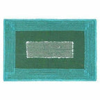 Cotton Blend Diana Door Mat/Bath Mat - Blue Color