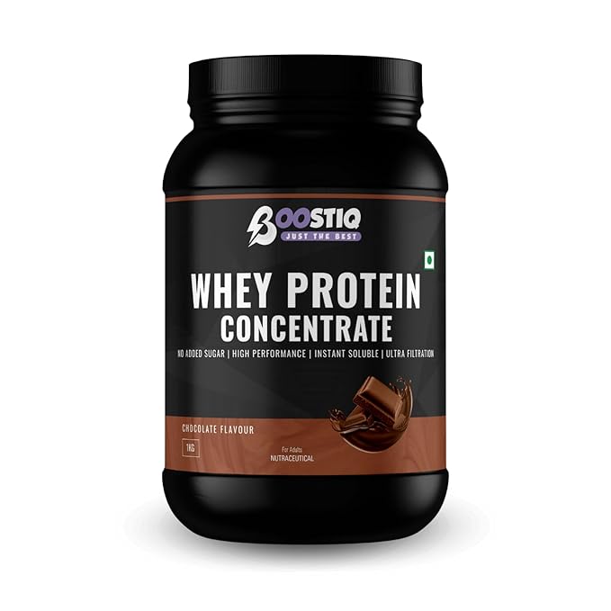 BOOSTIQ Whey Protein Concentrate Powder - Chocolate Flavour