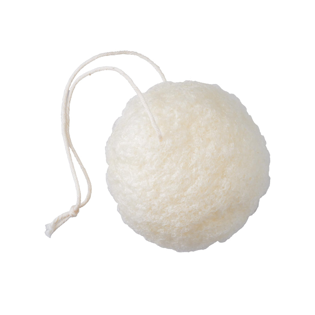 ILEM JAPAN Natural Konjac Sponge Face (White)