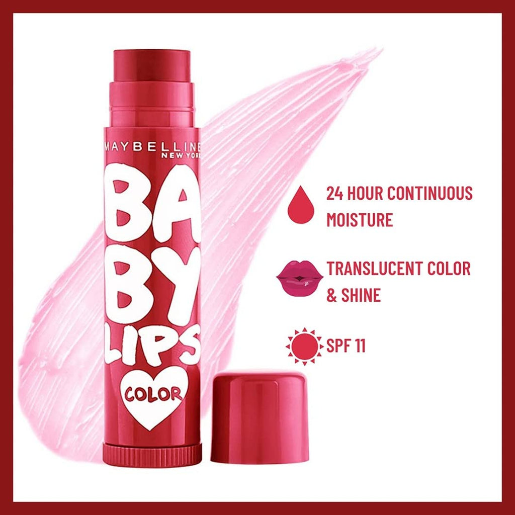 Maybelline New York Baby Lips Lip Balm - Pink Lolita and Berry Crush-SPF 20 - Distacart