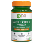 Pure Nutrition Apple Cider Vinegar with Wheat Grass & Spirulina Veg Capsules - Distacart