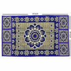 Cotton Refrigerator Cover Set - Blue