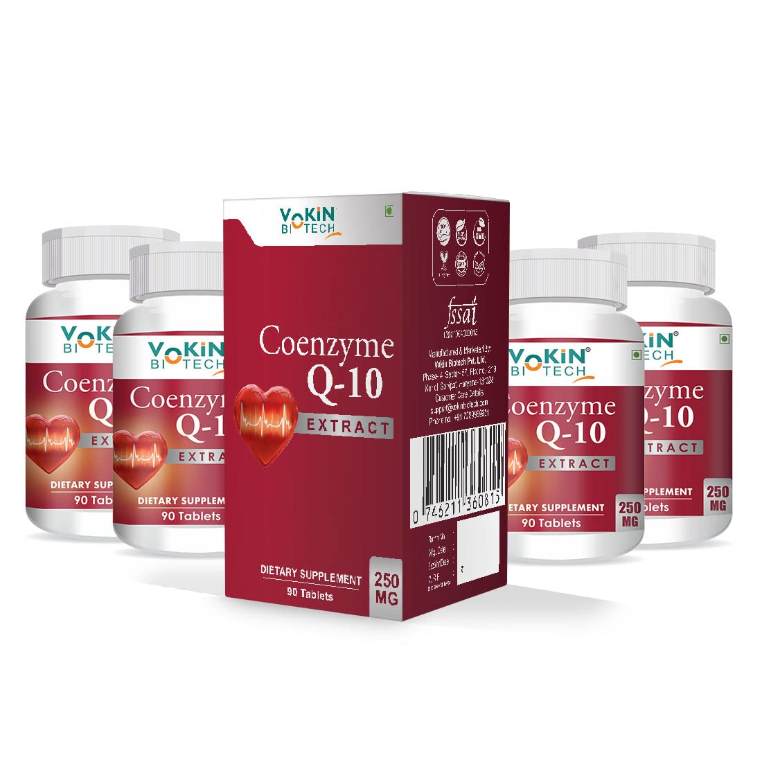 Vokin Biotech 100% Natural Coenzyme Q