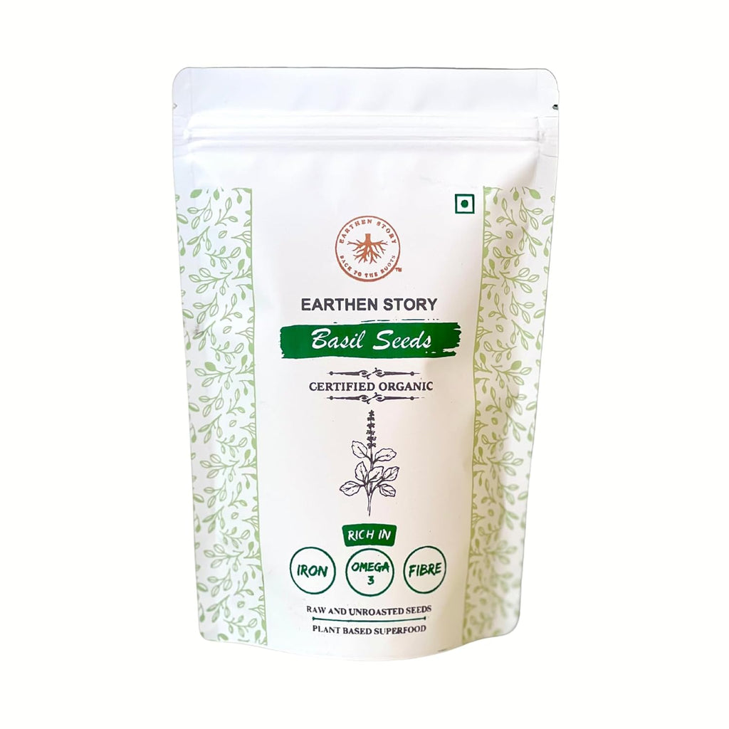 Earthen Story Certified Organic Sabja Seeds