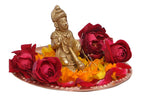Kannssky Brass Hanuman Statue for Home Religious Decorative Idol