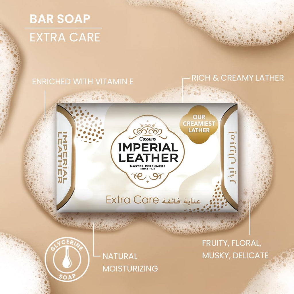 Cussons Imperial Leather Extra Care Soap Luxuriously Rich With Vitamin E