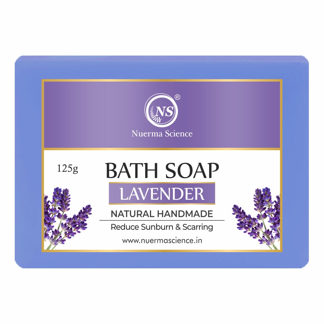 Nuerma Science Lavender Bath Soap | reduce sunburn & scarring - Distacart