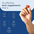 Man Matters Biotin Nourish Hair Gummies - Strawberry Flavor With Zinc & Multivitamins - Distacart