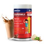 Gritzo Supermilk Height+ Health Drink For 13+Y Boys - Double Chocolate - Distacart