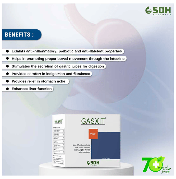 SDH Naturals Gasxit Tablet