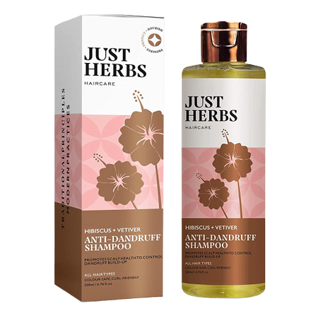 Just Herbs Ayurvedic Dandruff Control Soya Protein Shampoo