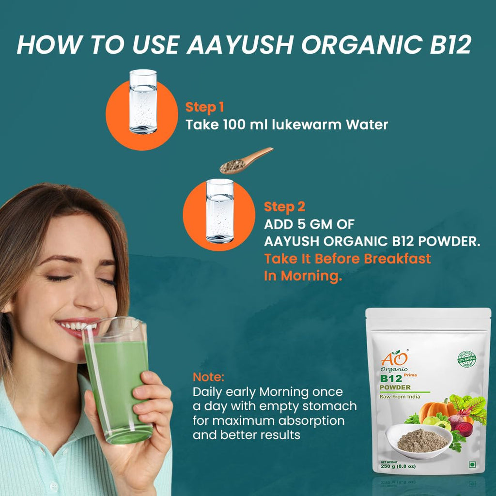 Ao Organic Natural Plant Base B12 Powder - Distacart