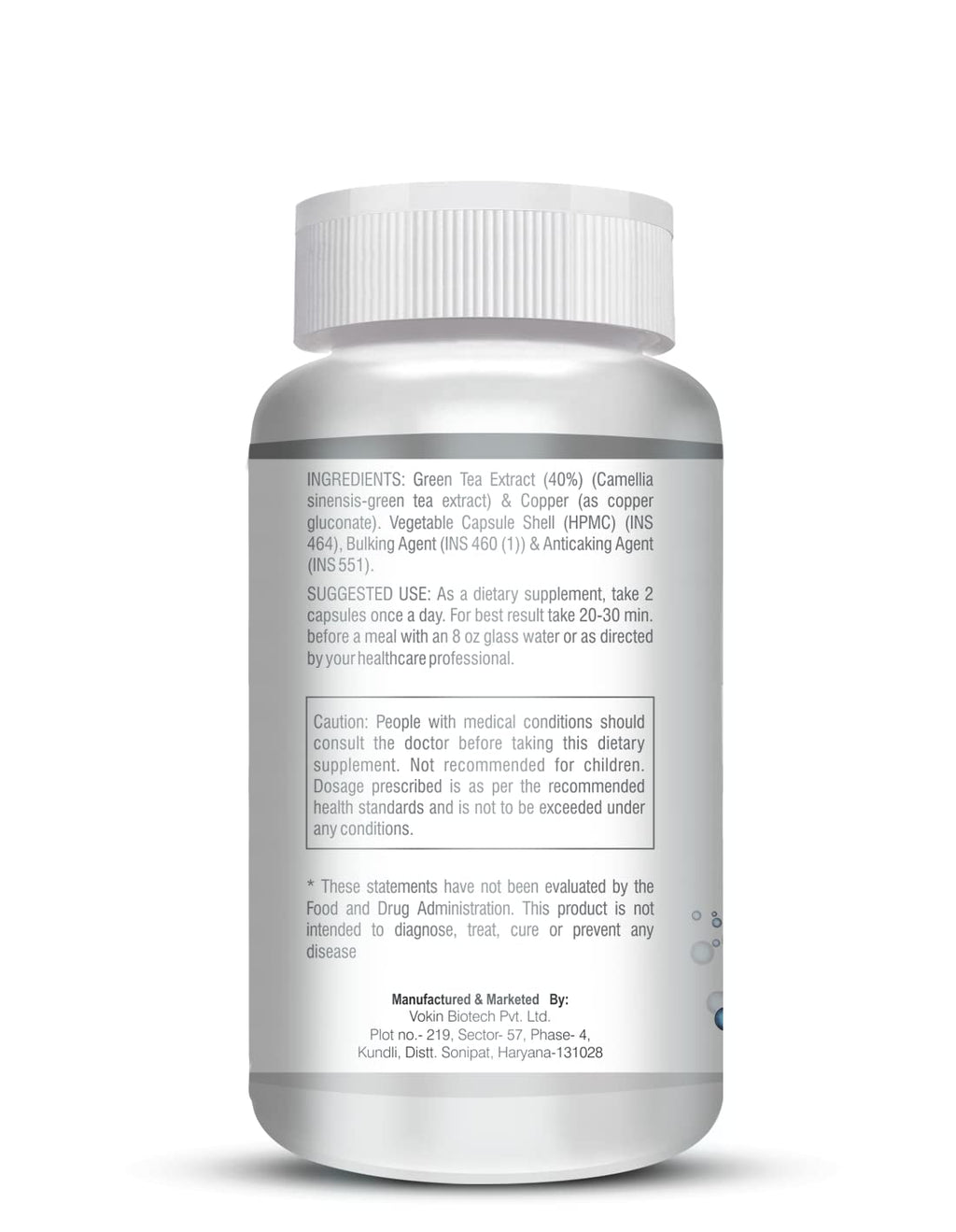 Vokin Biotech Chelated Copper Gluconate – Support Connective Tissues –1700mcg