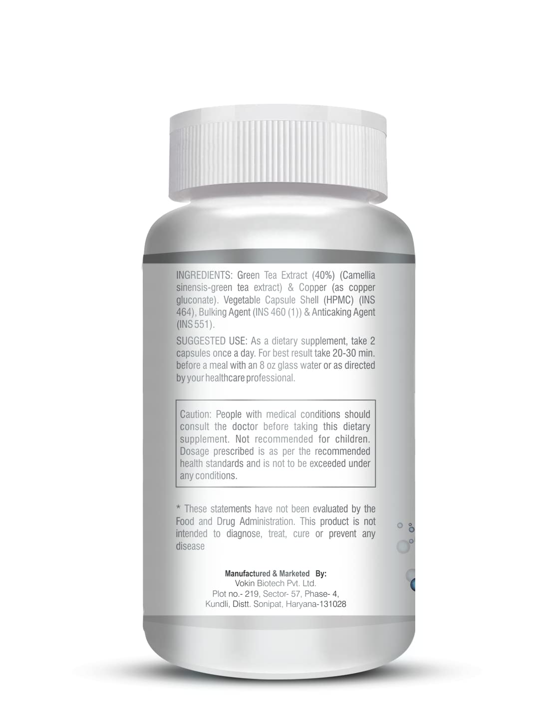 Vokin Biotech Chelated Copper Gluconate – Support Connective Tissues –1700mcg