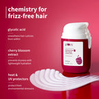 Plum 0.3% Glycolic Acid & Cherry Blossom Frizz Control Hair Serum Creme